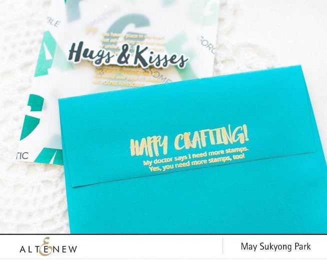 Altenew Stamp & Die Bundle Layered Letters AFG Stamp & Die Bundle