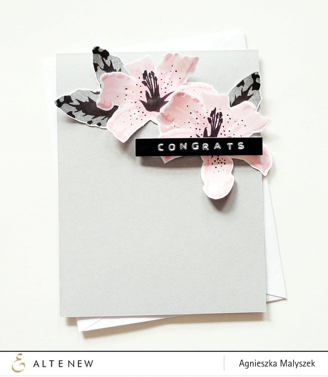 Altenew Stamp & Die Bundle Layered Lily Stamp & Die Bundle