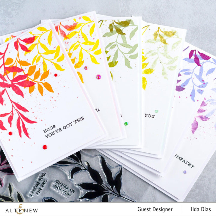 Altenew Stamp & Die Bundle Leaf Clusters Stamp & Die Bundle
