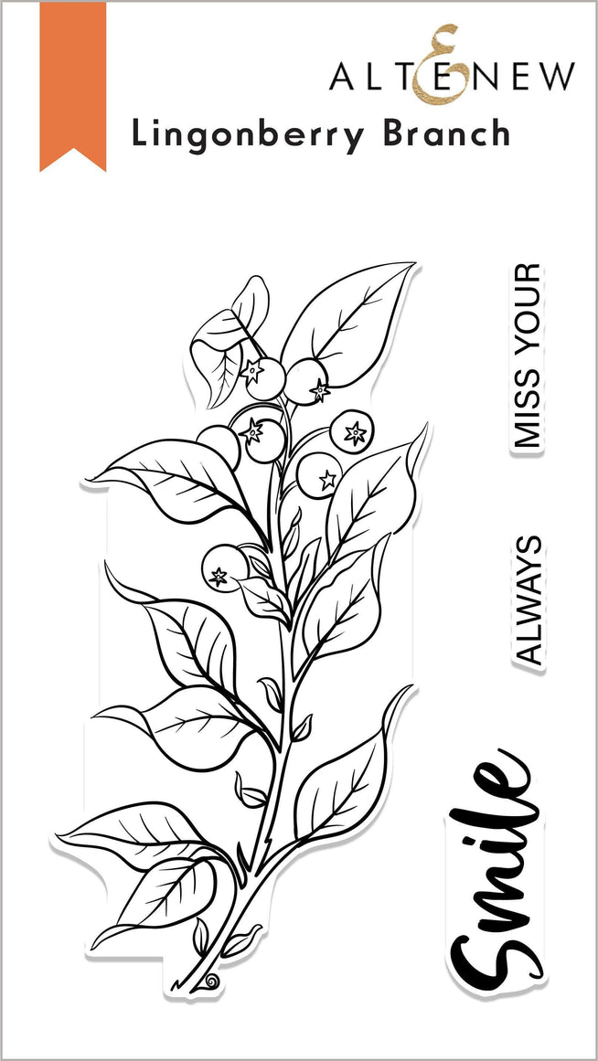 Altenew Stamp & Die Bundle Lingonberry Branch Stamp & Die Bundle