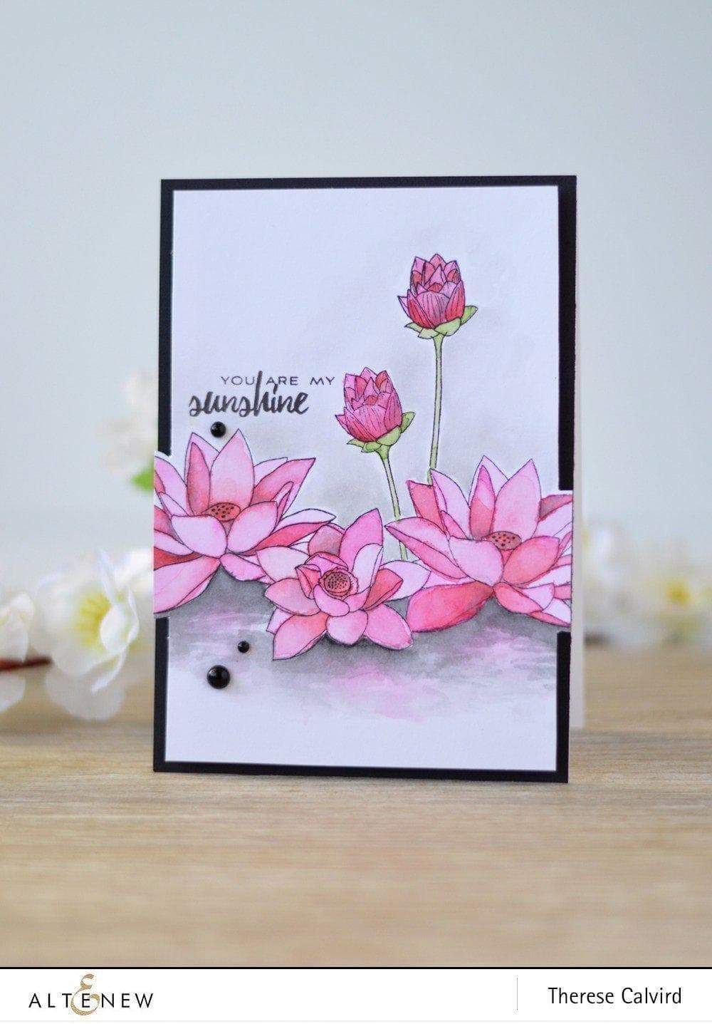 Altenew Stamp & Die Bundle Lotus Stamp & Die Bundle