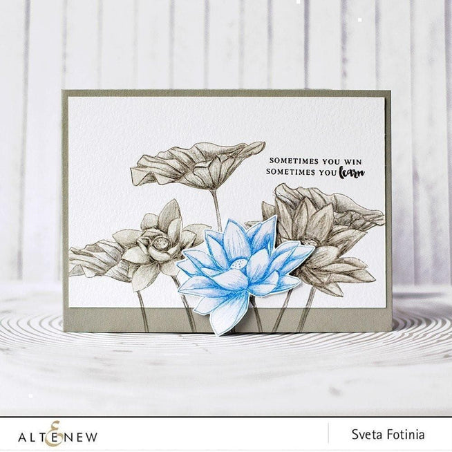 Altenew Stamp & Die Bundle Lotus Stamp & Die Bundle