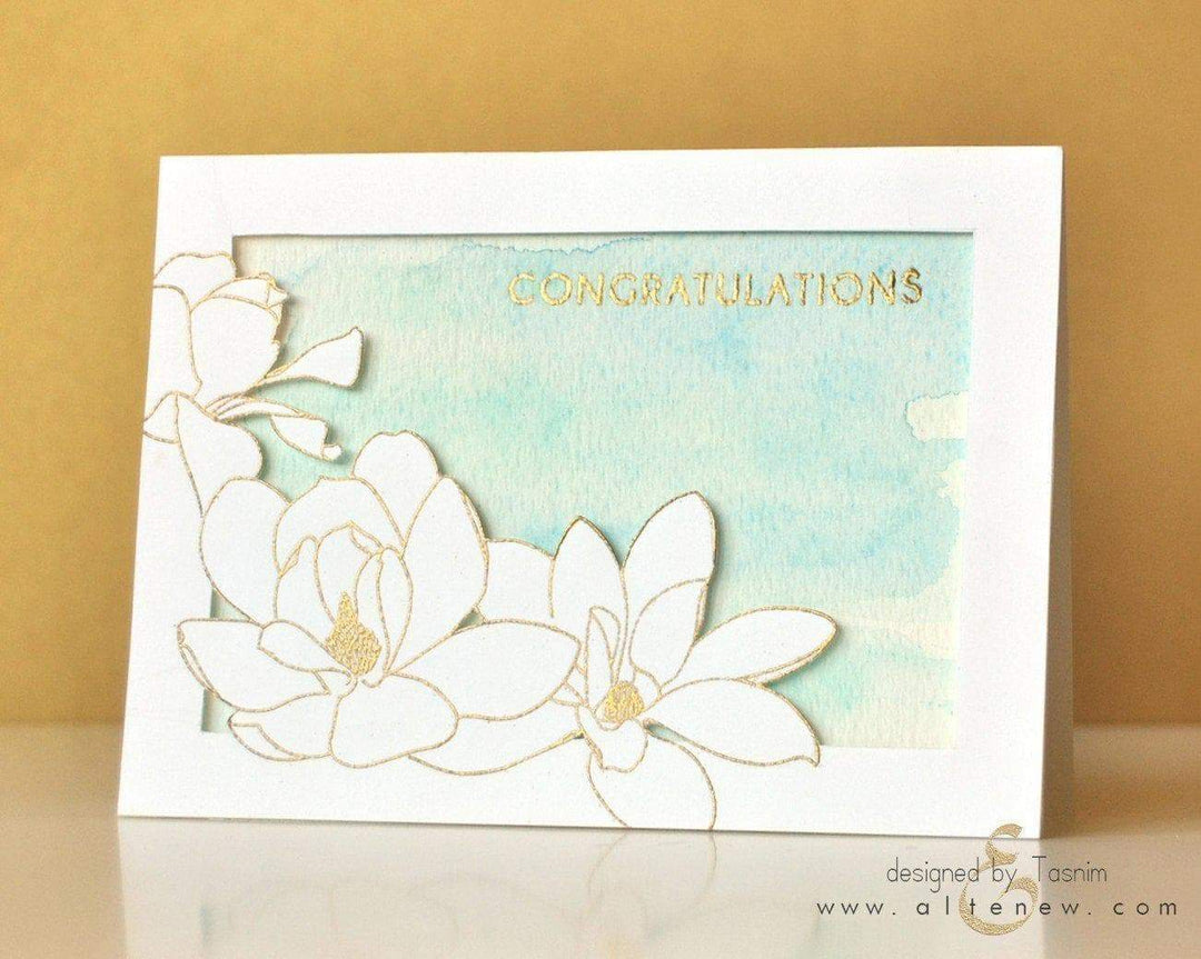 Altenew Stamp & Die Bundle Magnolias for Her Stamp & Die Bundle