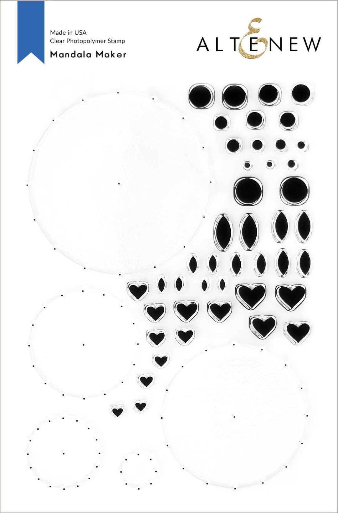Altenew Stamp & Die Bundle Mandala Maker & Confetti Stamp & Die Bundle