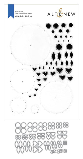 Altenew Stamp & Die Bundle Mandala Maker & Confetti Stamp & Die Bundle