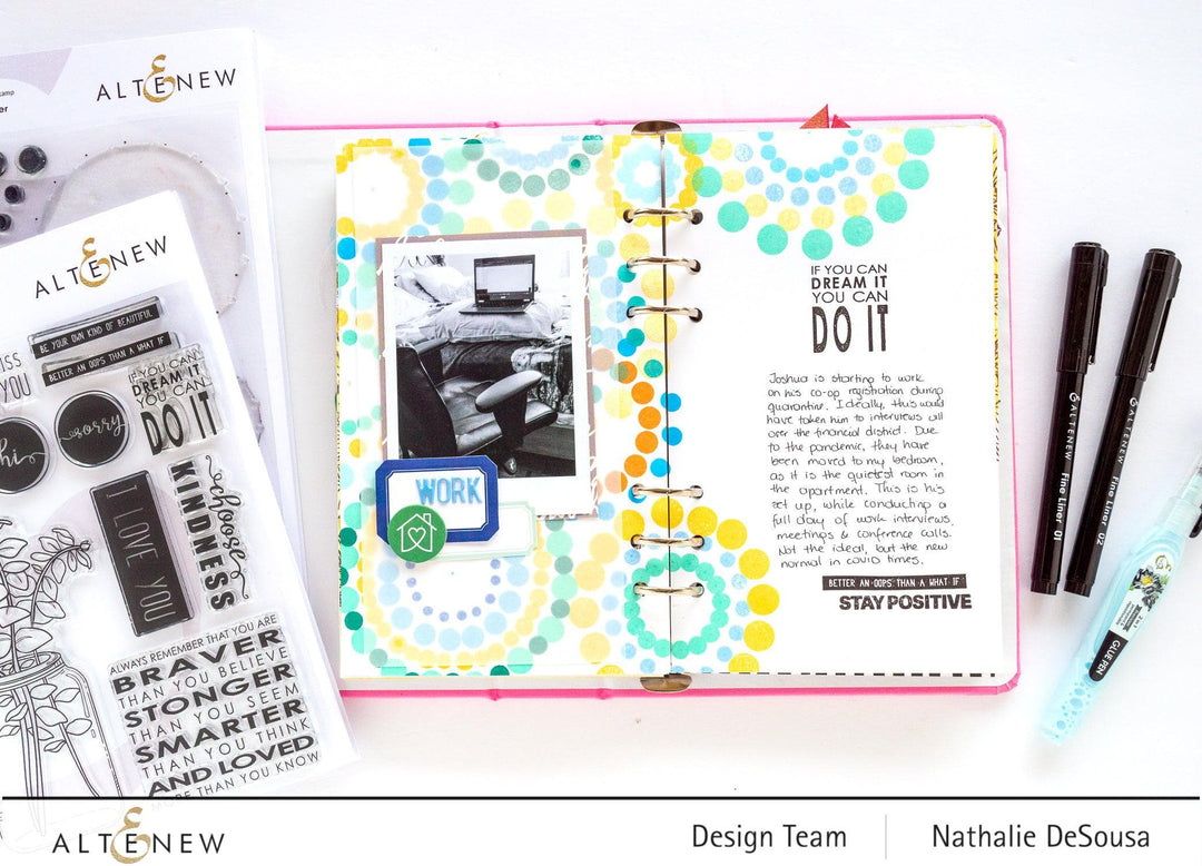 Altenew Stamp & Die Bundle Mandala Maker & Confetti Stamp & Die Bundle