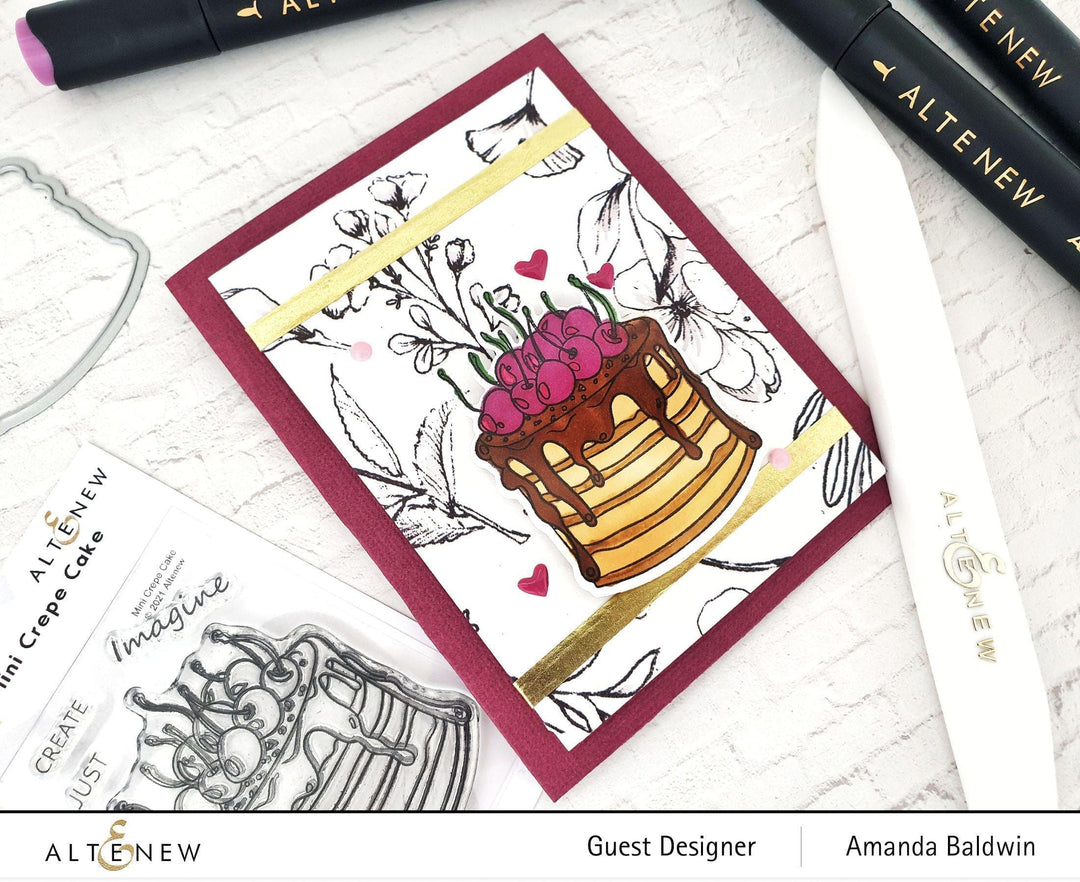Altenew Stamp & Die Bundle Mini Crepe Cake Stamp & Die Bundle