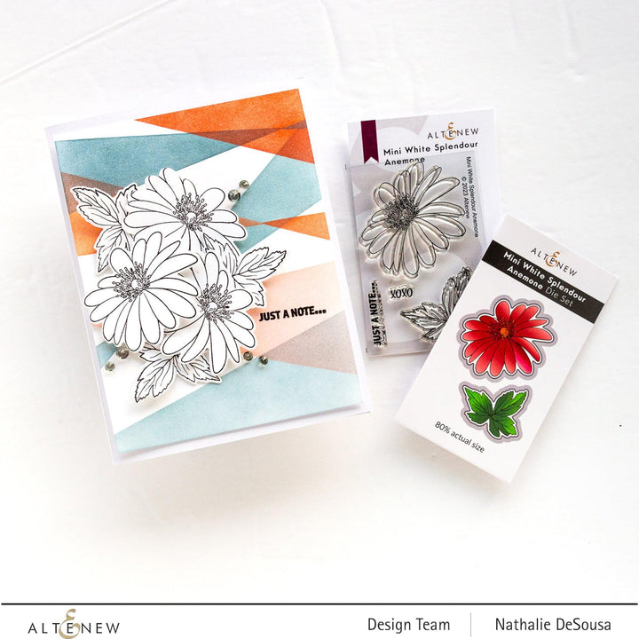 Altenew Stamp & Die Bundle Mini White Splendour Stamp & Die Bundle