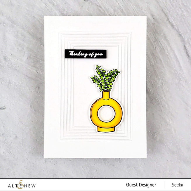 Altenew Stamp & Die Bundle Modern Eucalyptus Stamp & Die Bundle
