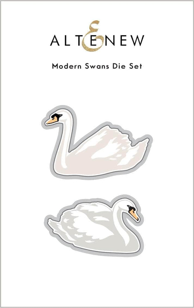 Altenew Stamp & Die Bundle Modern Swans