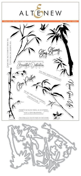 Altenew Stamp & Die Bundle Never Give Up Stamp & Die Bundle