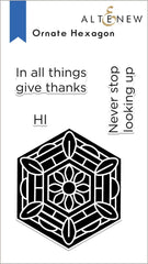 Altenew Stamp & Die Bundle Ornate Hexagon