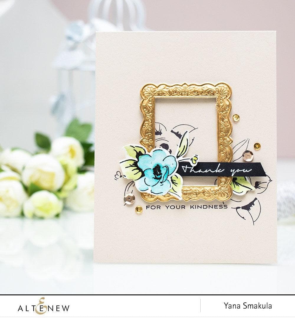 Altenew Stamp & Die Bundle Painted Flowers Stamp & Die Bundle