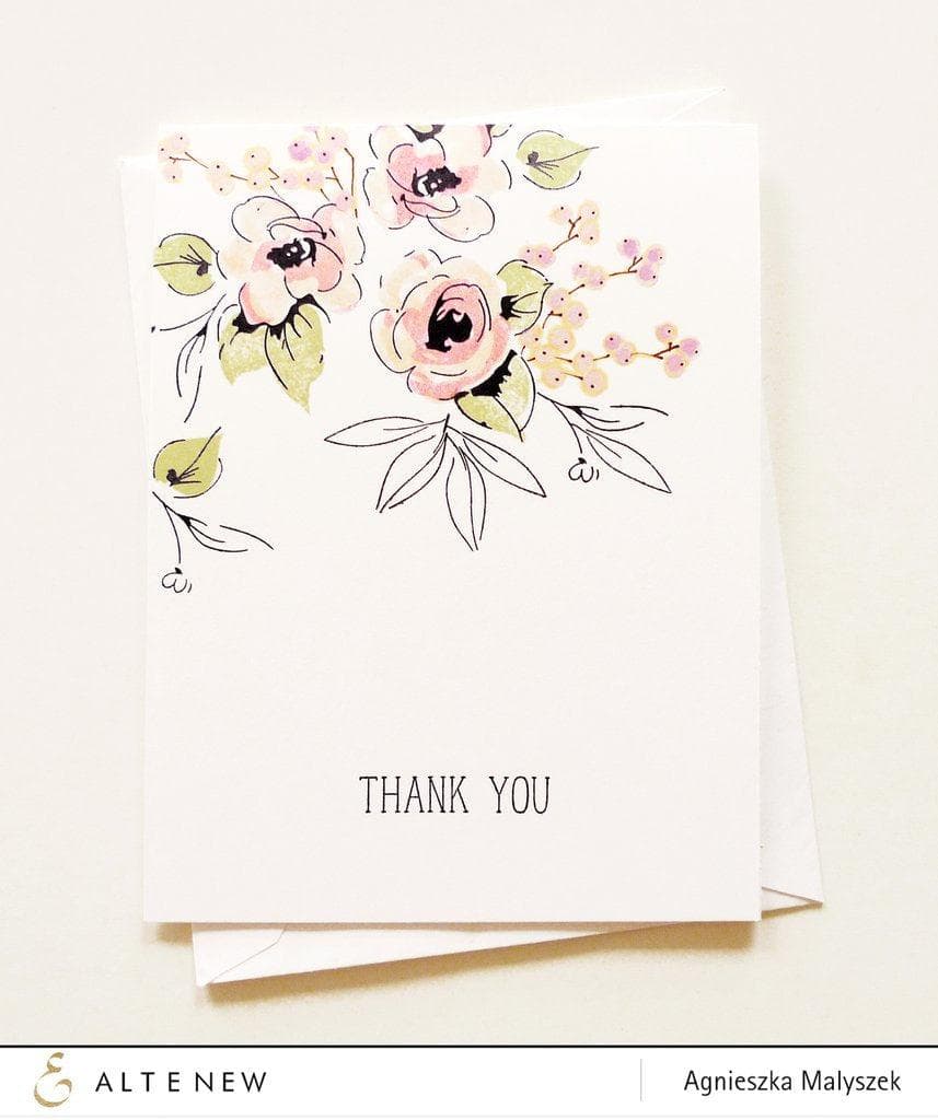 Altenew Stamp & Die Bundle Painted Flowers Stamp & Die Bundle