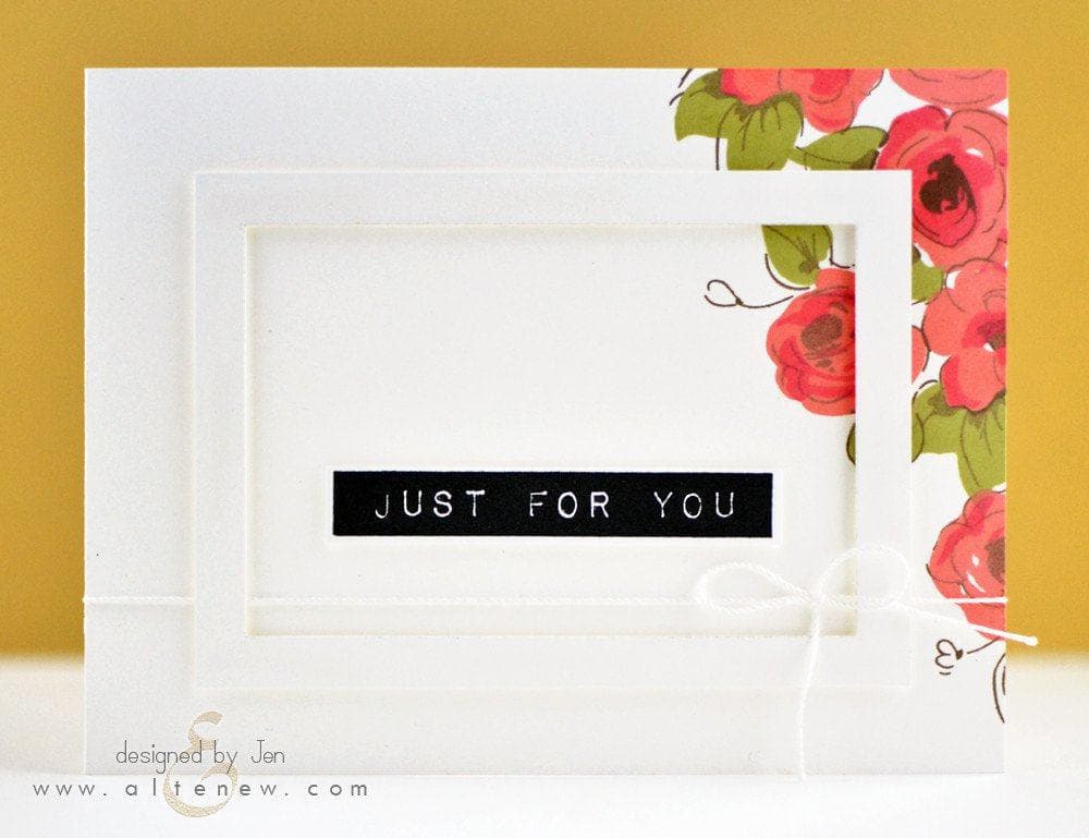 Altenew Stamp & Die Bundle Painted Flowers Stamp & Die Bundle