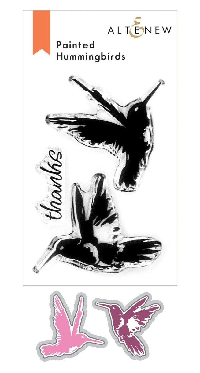 Altenew Stamp & Die Bundle Painted Hummingbirds Stamp & Die Bundle