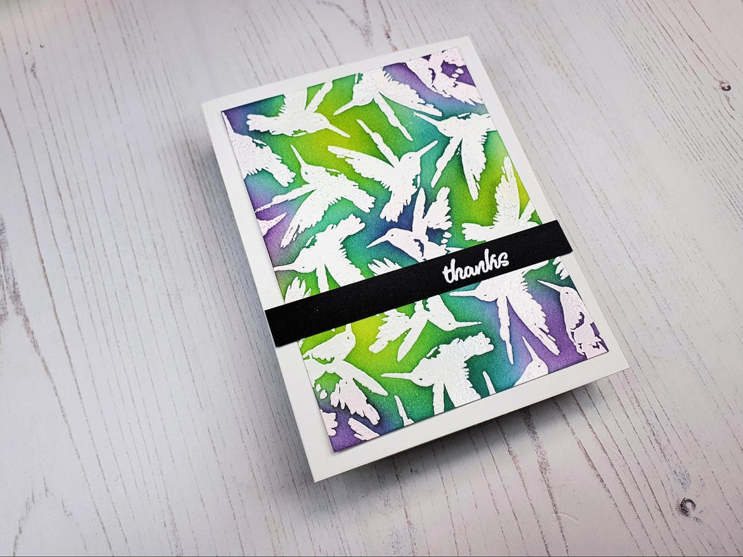 Altenew Stamp & Die Bundle Painted Hummingbirds Stamp & Die Bundle