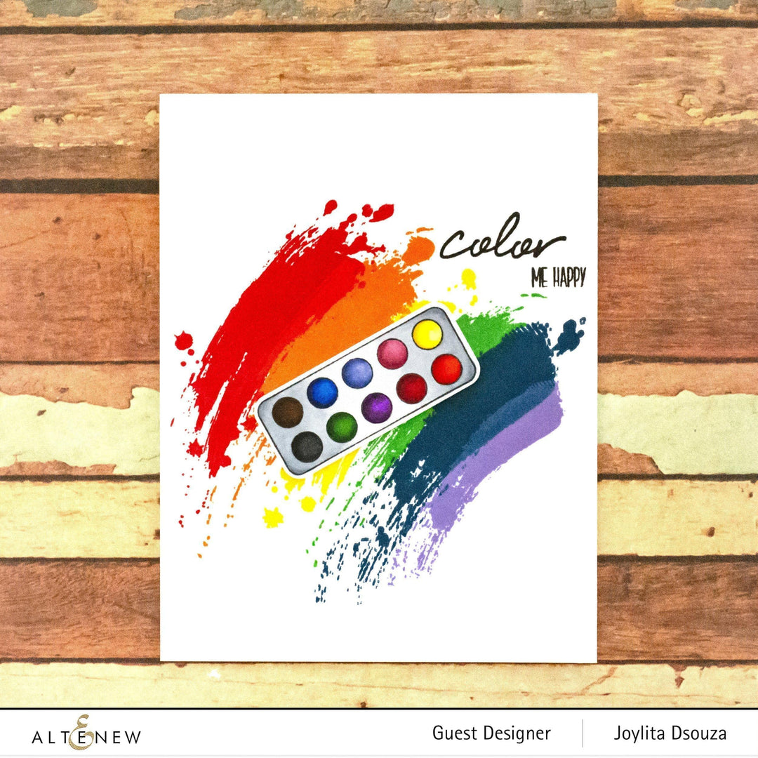 Altenew Stamp & Die Bundle Painted Rainbow Stamp & Die Bundle
