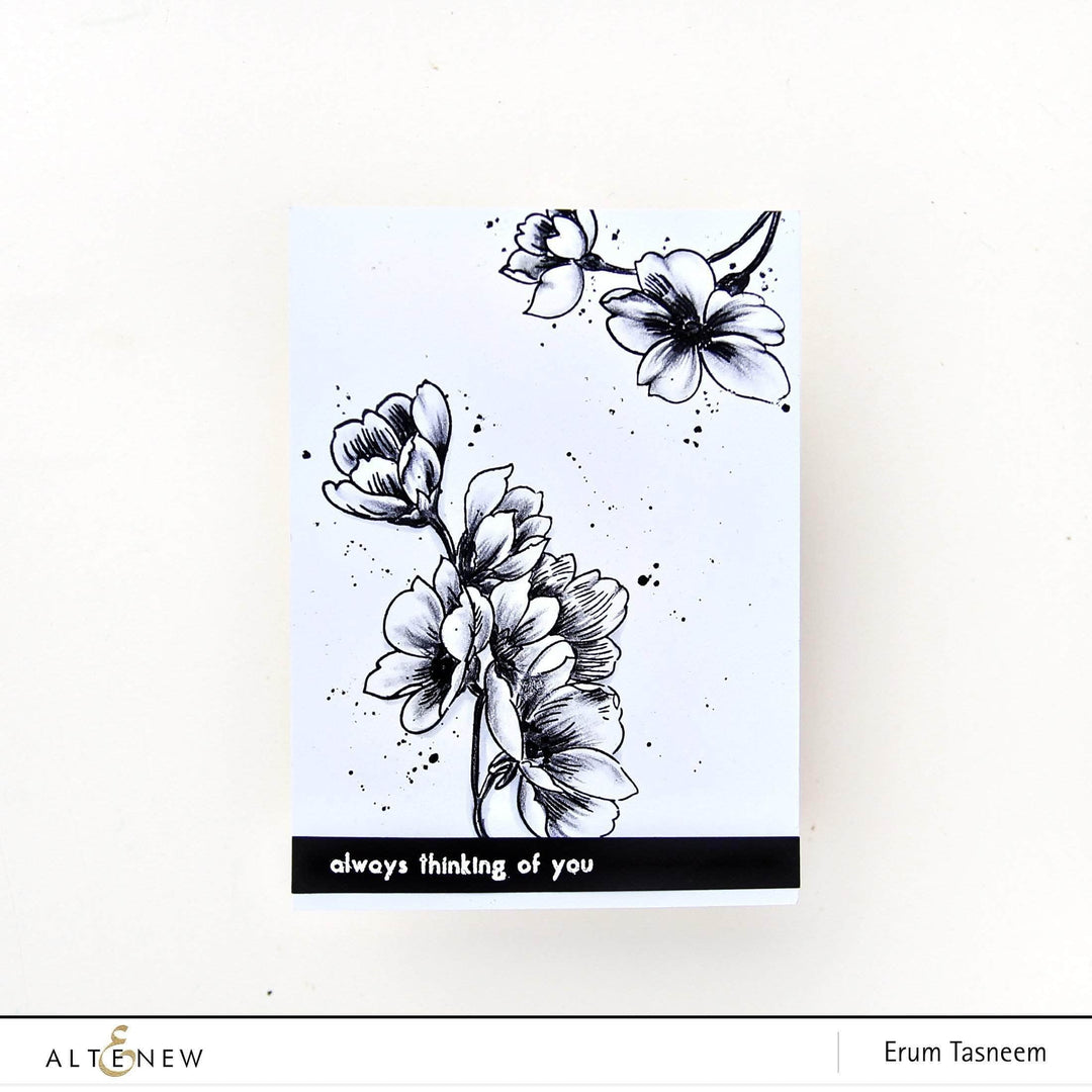 Altenew Stamp & Die Bundle Pen Sketched Flowers Stamp & Die Bundle