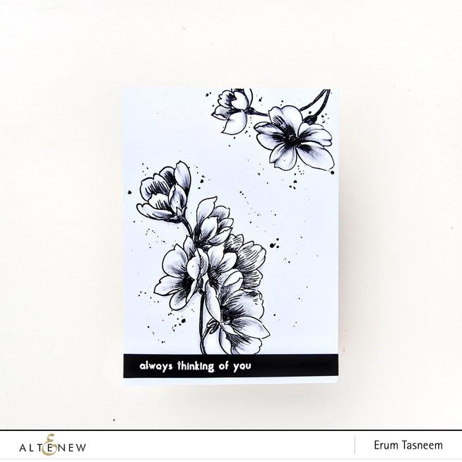 Altenew Stamp & Die Bundle Pen Sketched Flowers Stamp & Die Bundle