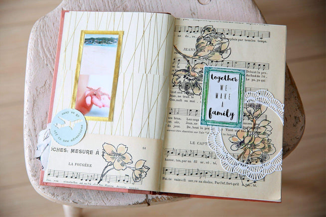 Altenew Stamp & Die Bundle Pen Sketched Flowers Stamp & Die Bundle