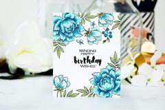 Altenew Stamp & Die Bundle Peony Bouquet Stamp & Die Bundle