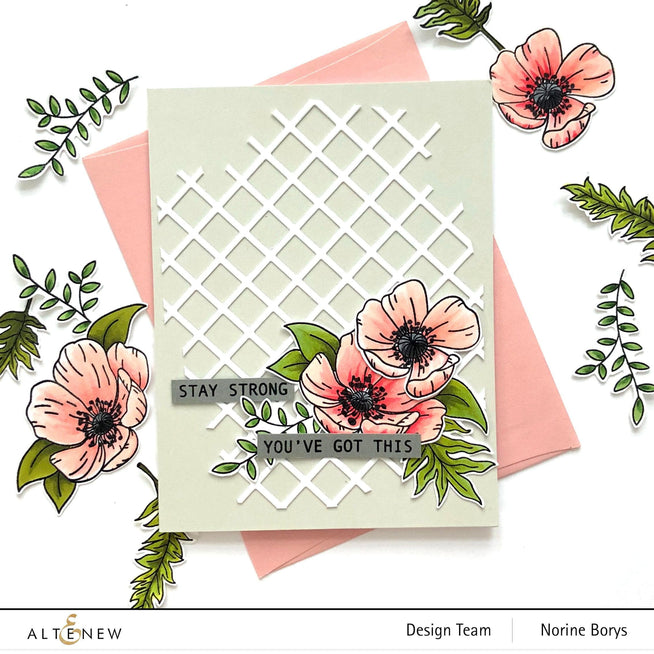 Altenew Stamp & Die Bundle Poppy Arrangement Stamp & Die Bundle