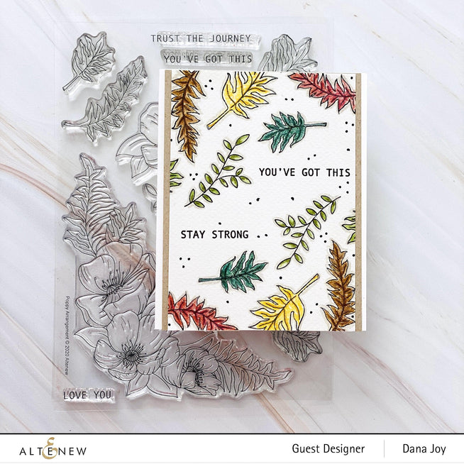 Altenew Stamp & Die Bundle Poppy Arrangement Stamp & Die Bundle