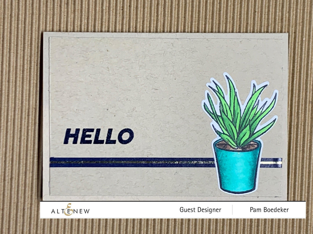 Altenew Stamp & Die Bundle Potted Succulent Stamp & Die Bundle