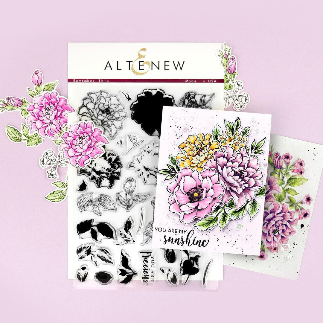 Altenew Stamp & Die Bundle Remember This Stamp & Die Bundle