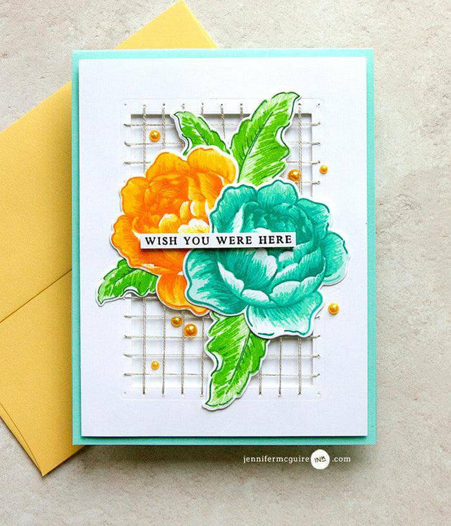 Altenew Stamp & Die Bundle Rose Blossom Stamp & Die Bundle