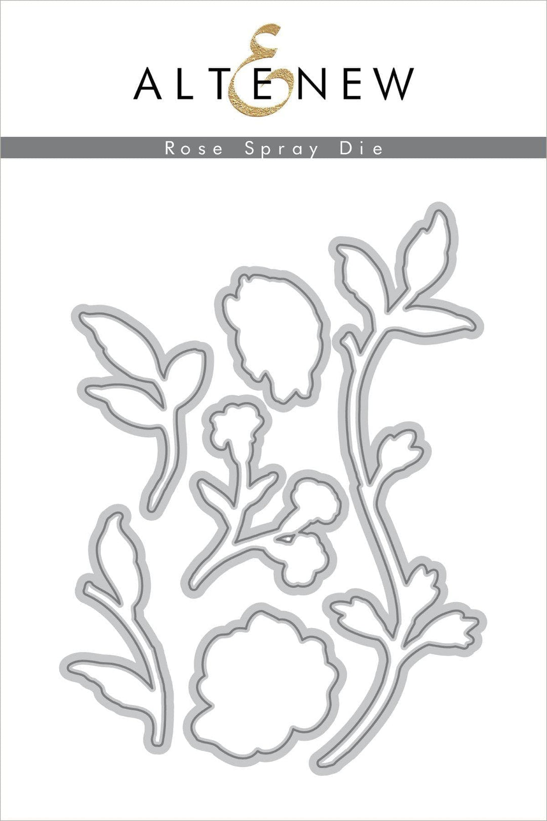 Altenew Stamp & Die Bundle Rose Spray Stamp & Die Bundle