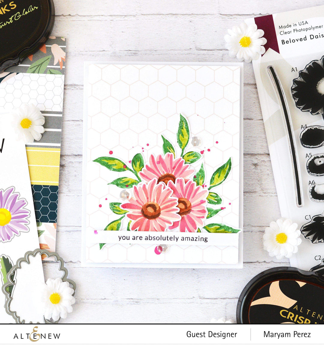 Altenew Stamp & Die Bundle Rose Spray Stamp & Die Bundle