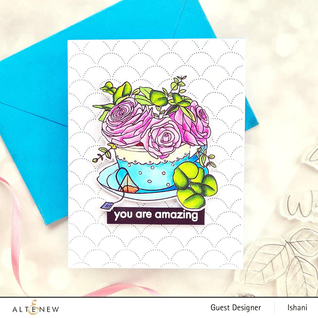 Altenew Stamp & Die Bundle Rose Tea Stamp & Die Bundle
