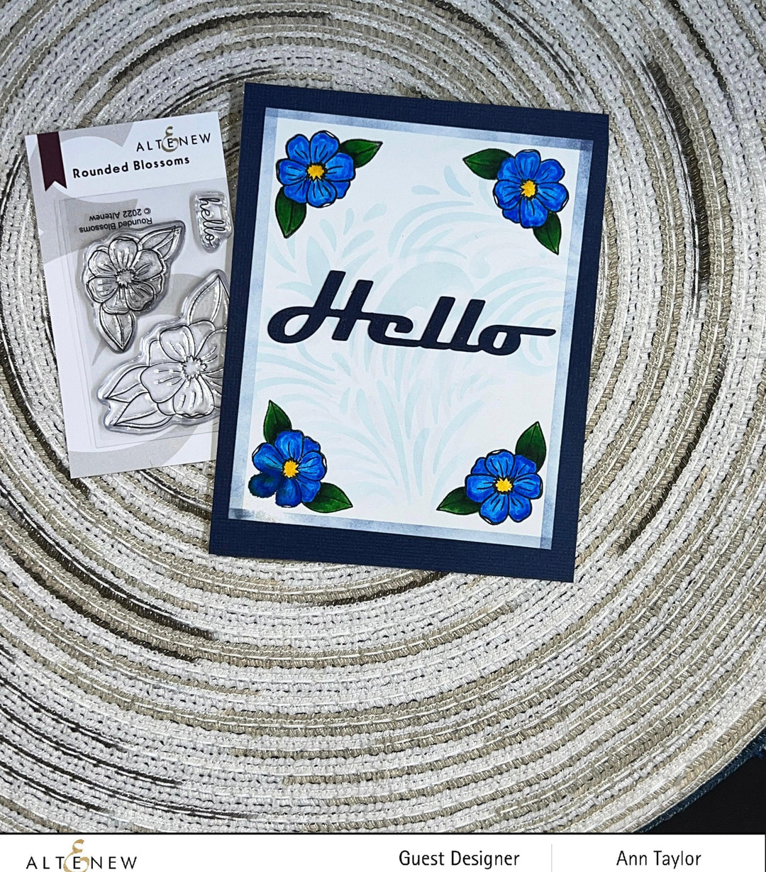 Altenew Stamp & Die Bundle Rounded Blossoms Stamp & Die Bundle
