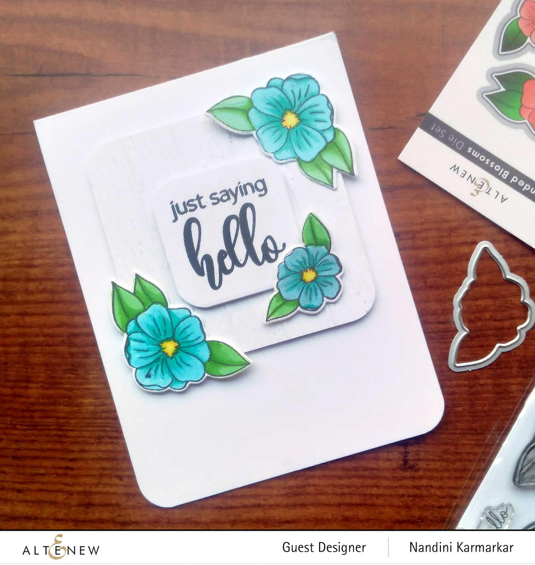 Altenew Stamp & Die Bundle Rounded Blossoms Stamp & Die Bundle