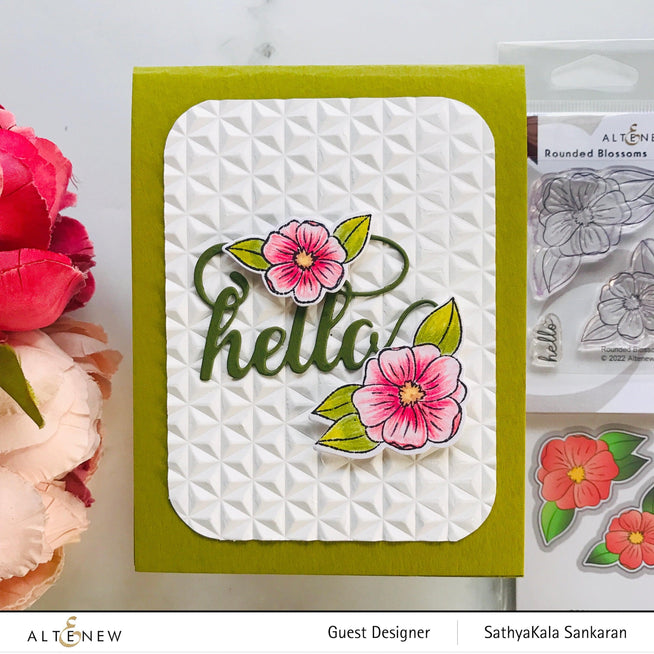 Altenew Stamp & Die Bundle Rounded Blossoms Stamp & Die Bundle