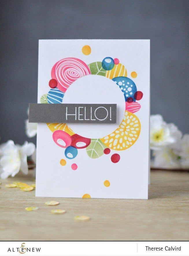 Altenew Stamp & Die Bundle Simple Flowers Stamp & Die Bundle