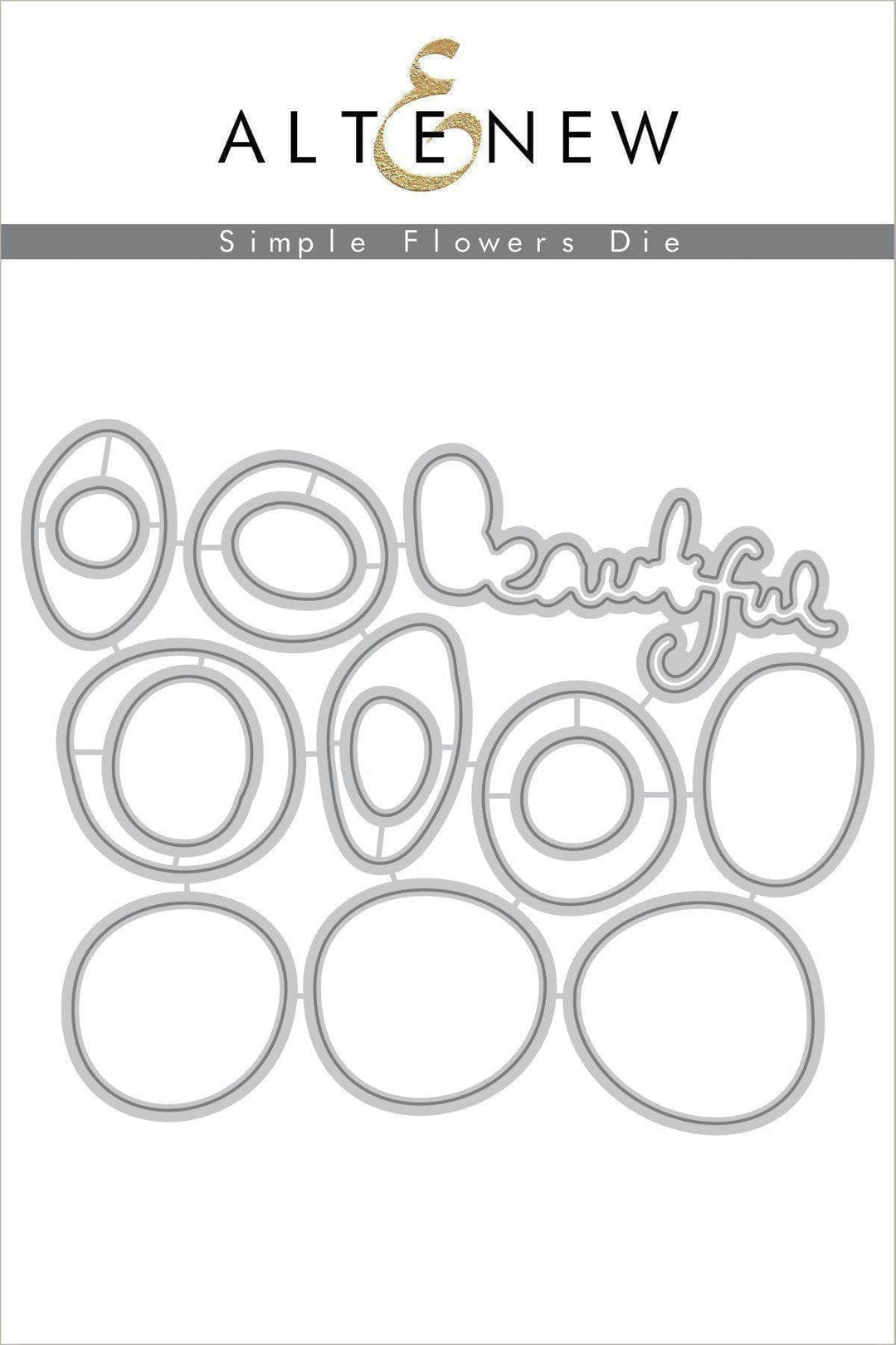 Altenew Stamp & Die Bundle Simple Flowers Stamp & Die Bundle