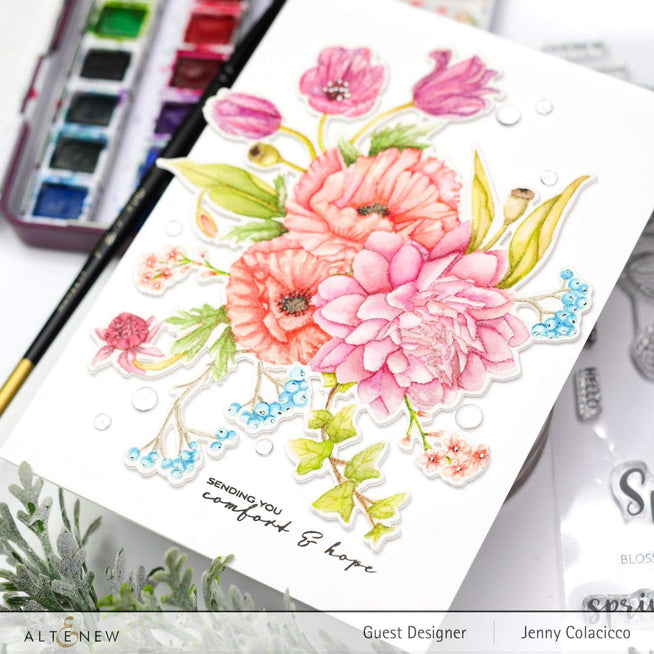 Altenew Stamp & Die Bundle Simply Spring Stamp & Die Bundle