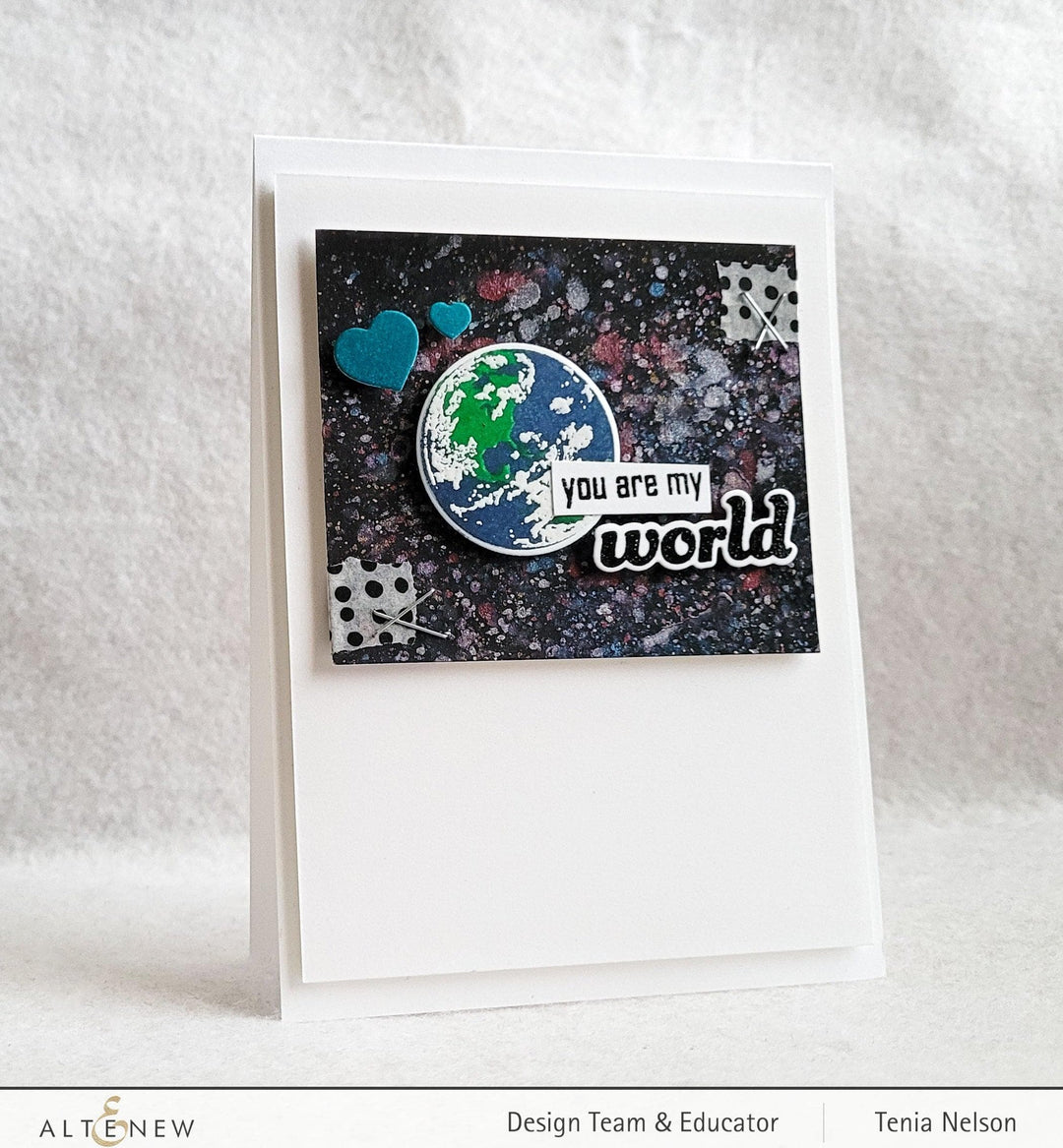 Altenew Stamp & Die Bundle Small World Stamp & Die Bundle