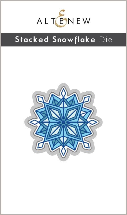 Altenew Stamp & Die Bundle Stacked Snowflake Stamp & Die Bundle