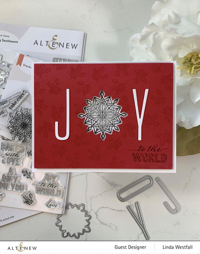Altenew Stamp & Die Bundle Stacked Snowflake Stamp & Die Bundle