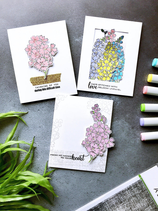 Altenew Stamp & Die Bundle Starry Flowers Stamp & Die Bundle