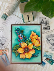 Altenew Stamp & Die Bundle Statement Flowers Stamp & Die Bundle
