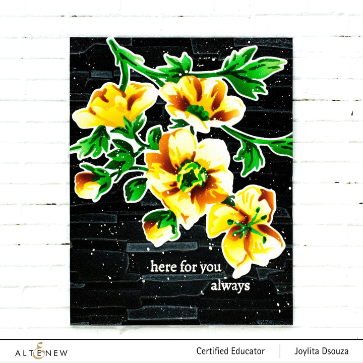 Altenew Stamp & Die Bundle Swamp Buttercup