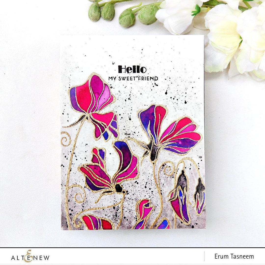 Altenew Stamp & Die Bundle Sweetest Peas Stamp & Die Bundle