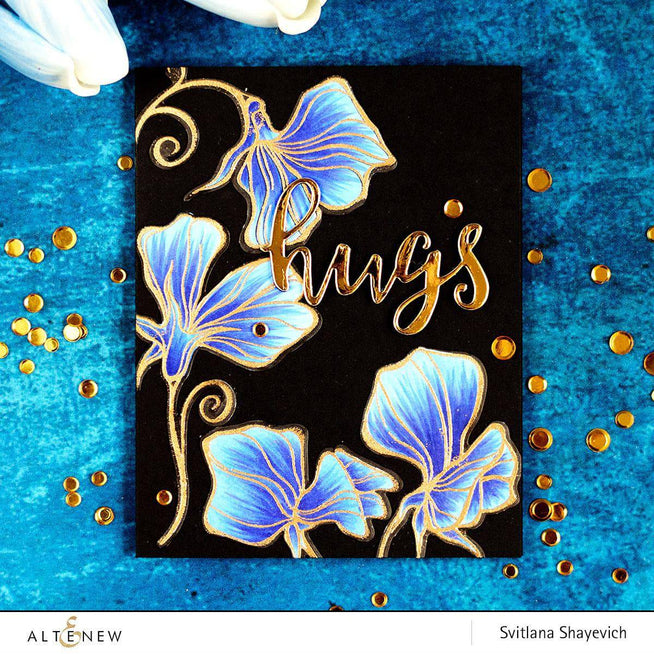 Altenew Stamp & Die Bundle Sweetest Peas Stamp & Die Bundle