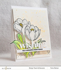 Altenew Stamp & Die Bundle Tiny Sentiments: Wishing Stamp & Die Bundle