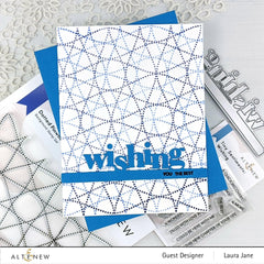 Altenew Stamp & Die Bundle Tiny Sentiments: Wishing Stamp & Die Bundle